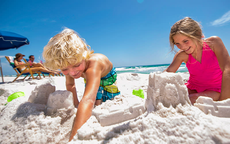Quietwater Beach’s gentle shore on the barrier island of Santa Rosa Island makes it a favorite for families with small children.