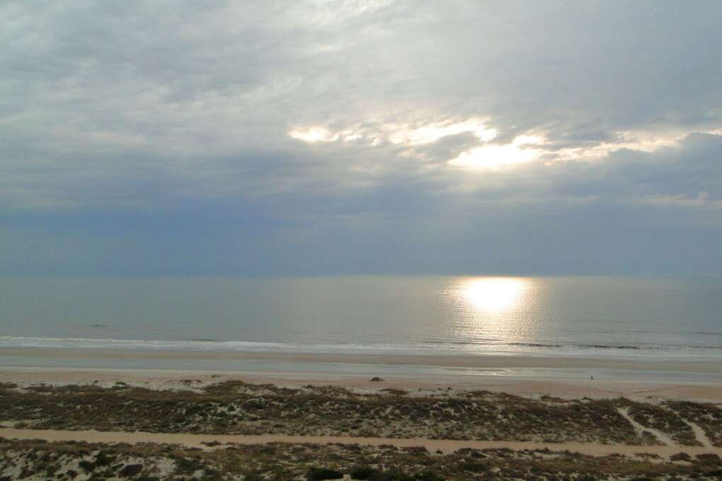 You'll finish the race here, on the beach behind the Ritz Carlton Amelia Island.