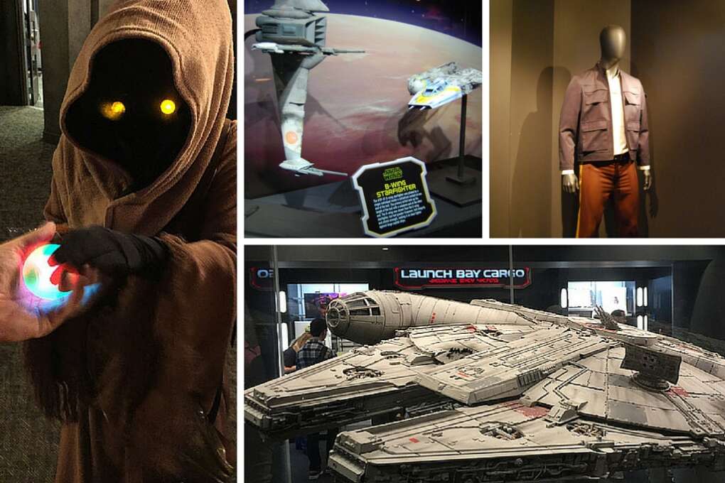 Check out movie props, play games, snap photos, screen videos, and greet Star Wars heroes and villains at the Star Wars Launch Bay