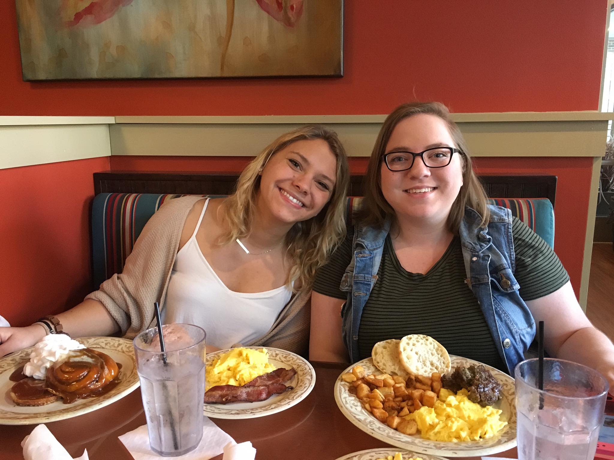 Greetings from Purdue University Students, Emily & Sam! Enjoying Another Broken Egg! 