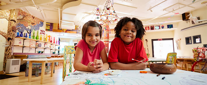 Two Girls at Madison Children's Museum