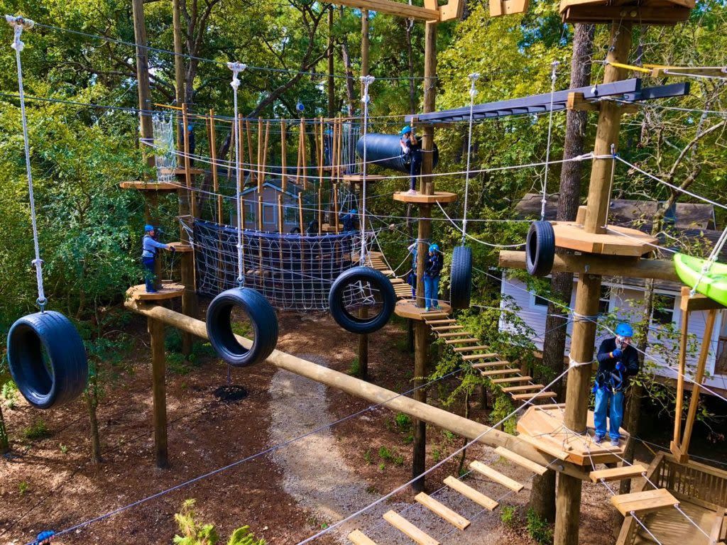Texas TreeVentures Aerial Adventure Course