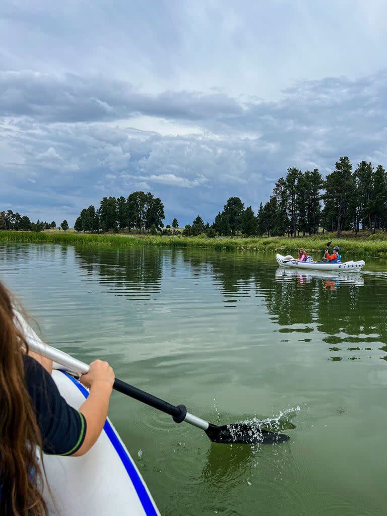 Eastern Wyoming. Keyhole State Park. Kayaking. 