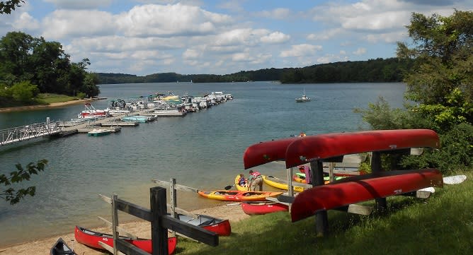 Visitors will find pontoons, fishing boats, motorboats, kayaks and more for rent at Codorus State Park.