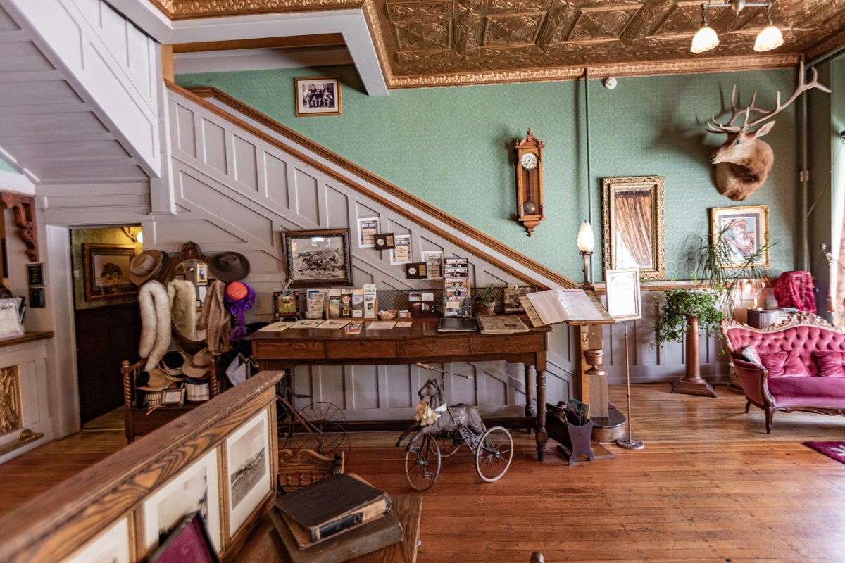 Inside the Occidental Hotel in Buffalo WY.
