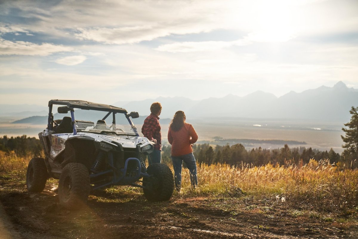 Fall colors on an ATV