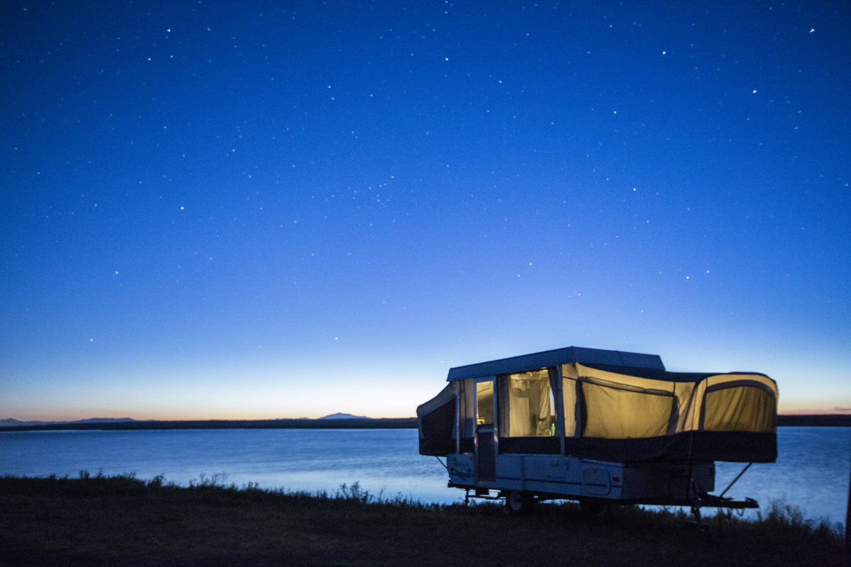 Camping at Greyrocks looking at the stars.