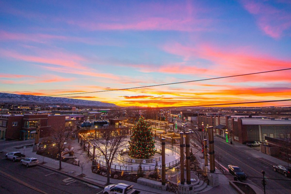 Casper Wyoming Winter David Street Station