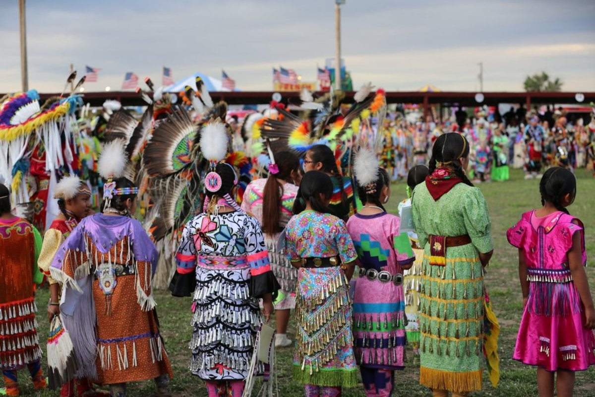 Native American Tribe at the Wind River Indian Reservation