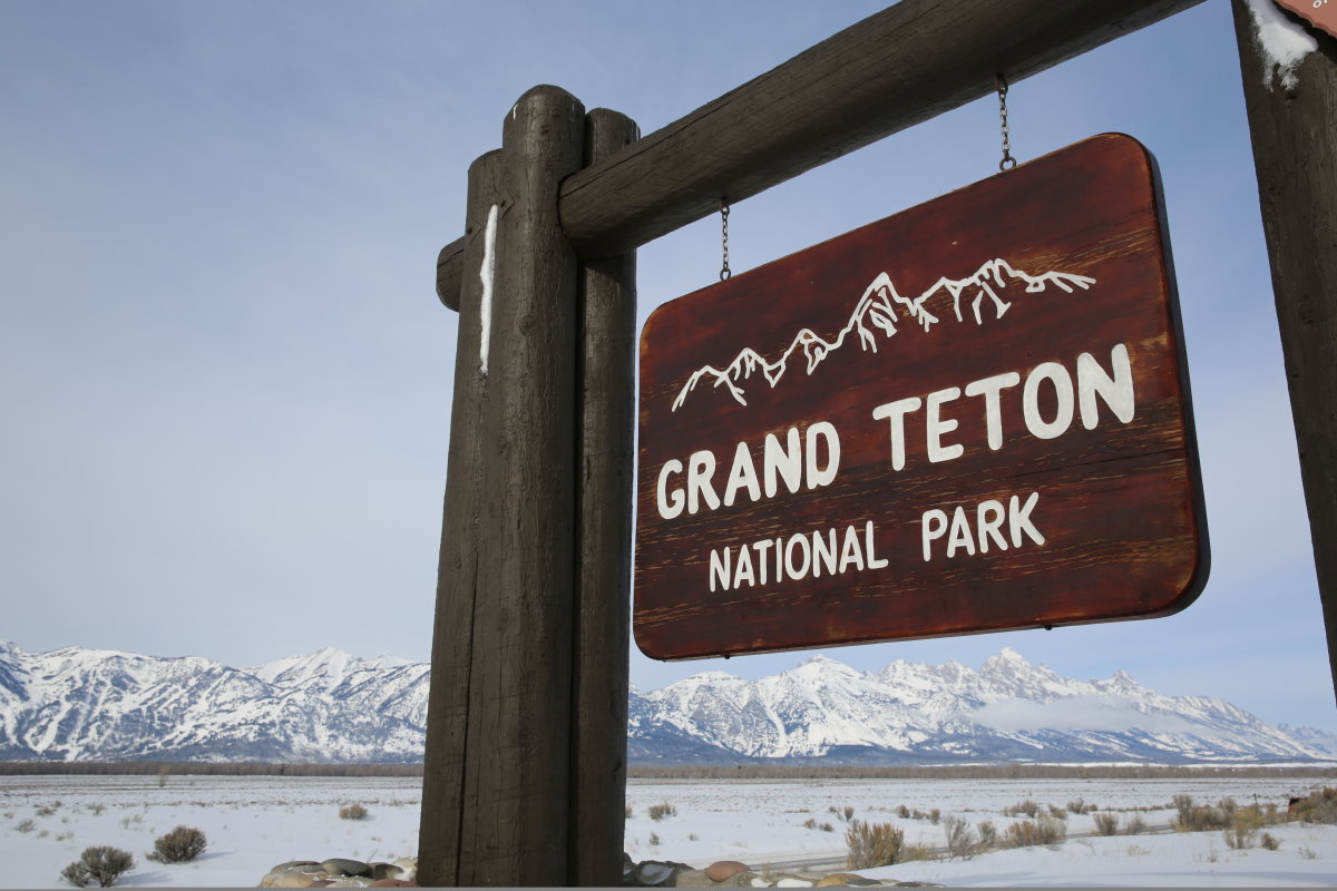 Grand Teton National Park Granite Canyon Entrance