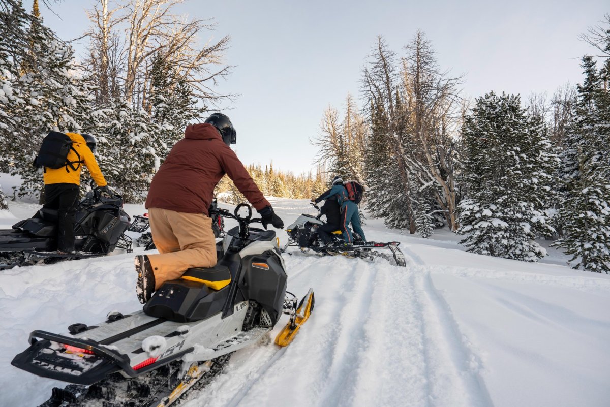Brooks Lake Lodge Snowmobiling