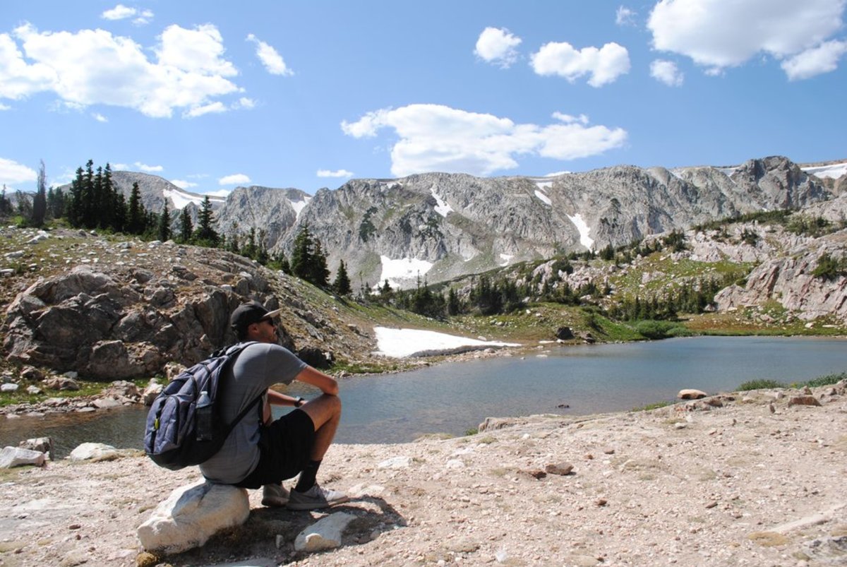 snowy range hiking