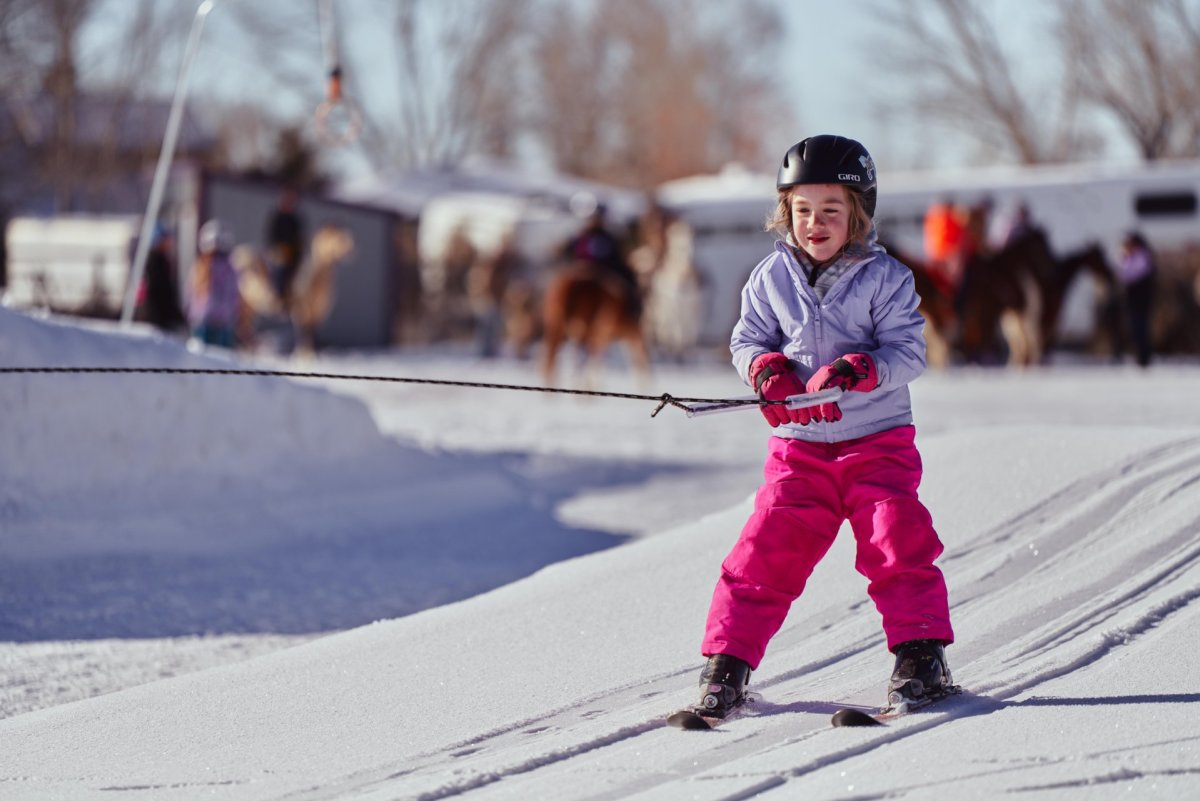 Skijoring in Pinedale, Wy