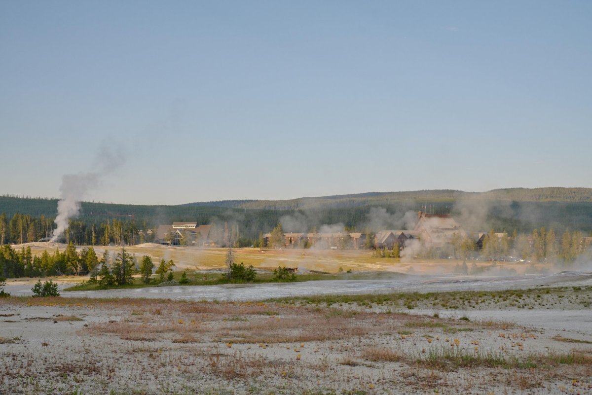 Upper Geyser Basin scenic view