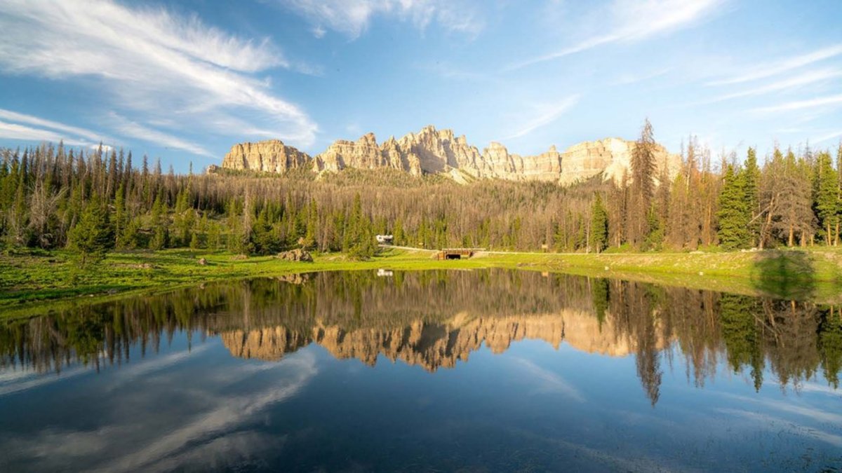 Shoshone National Forest, another popular biking destination for Mountain Bikers in Wyoming.
