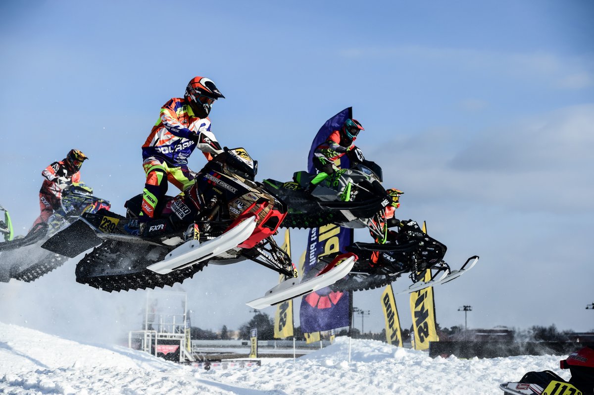 Snowmobile Hill Climb
