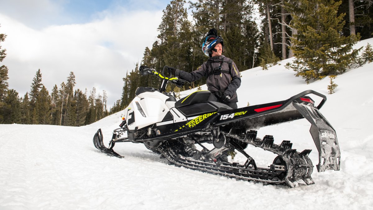 Snowmobiling Bighorn Mountains