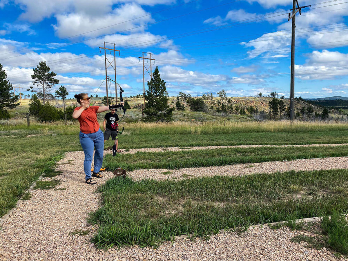 Eastern Wyoming. Glendo State Park. Archery 