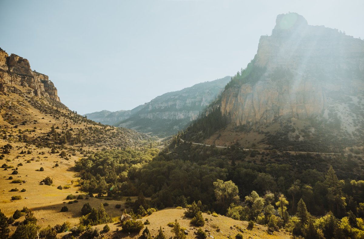 Ten Sleep Canyon along the Cloud Peak Skyway Scenic Byway