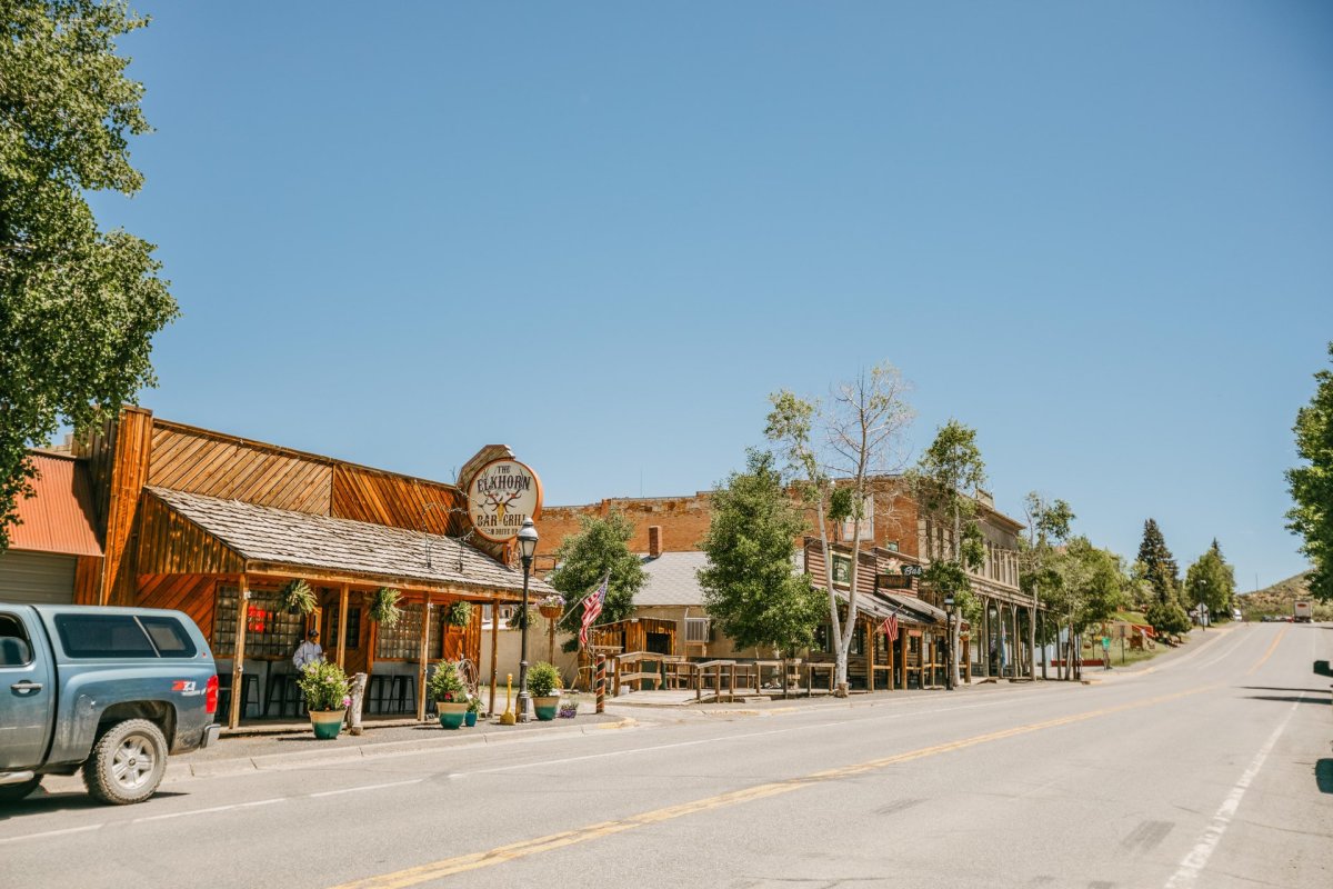 Downtown Meeteetse, Wyoming