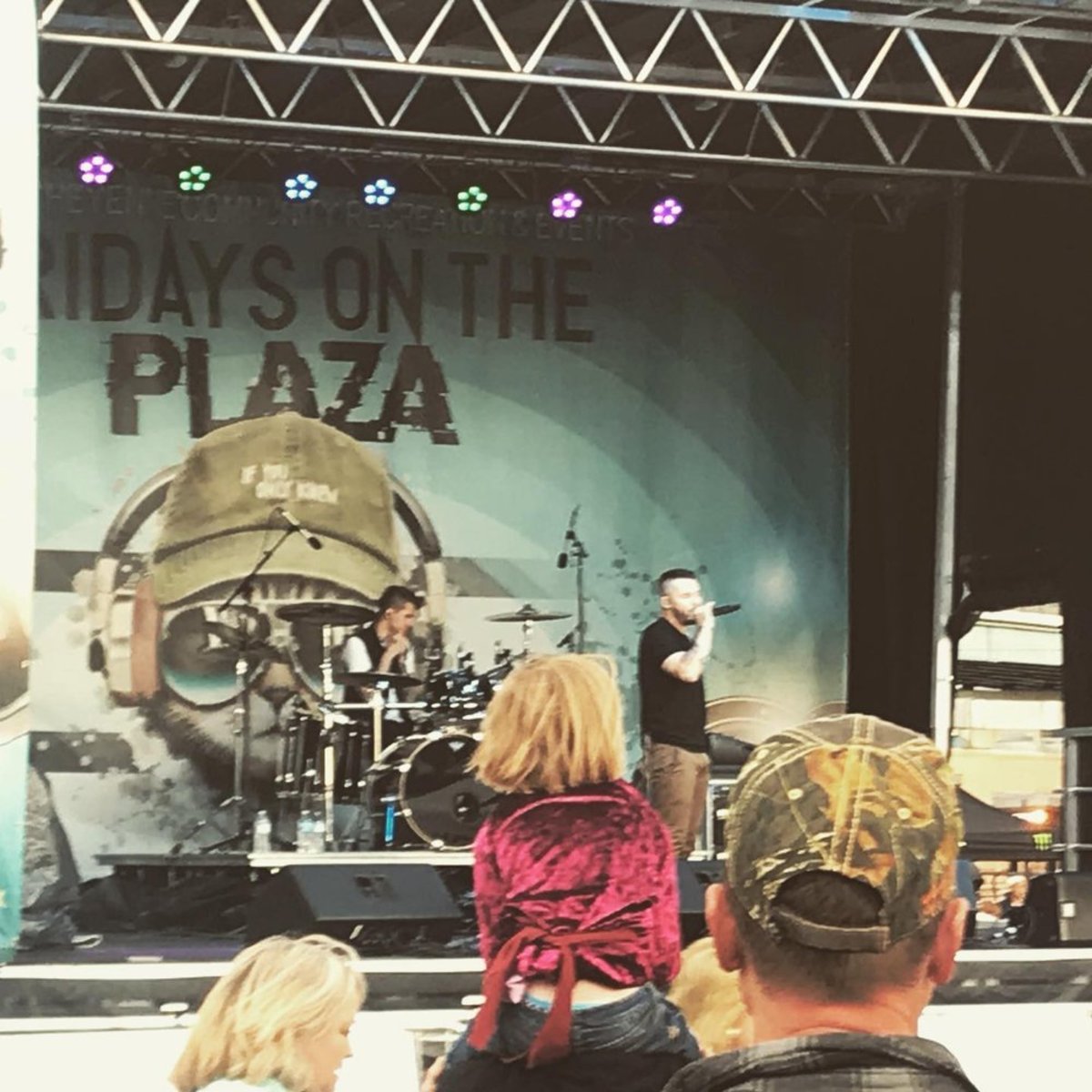 Live music performance at Fridays on the Plaza in Cheyenne Wyoming 