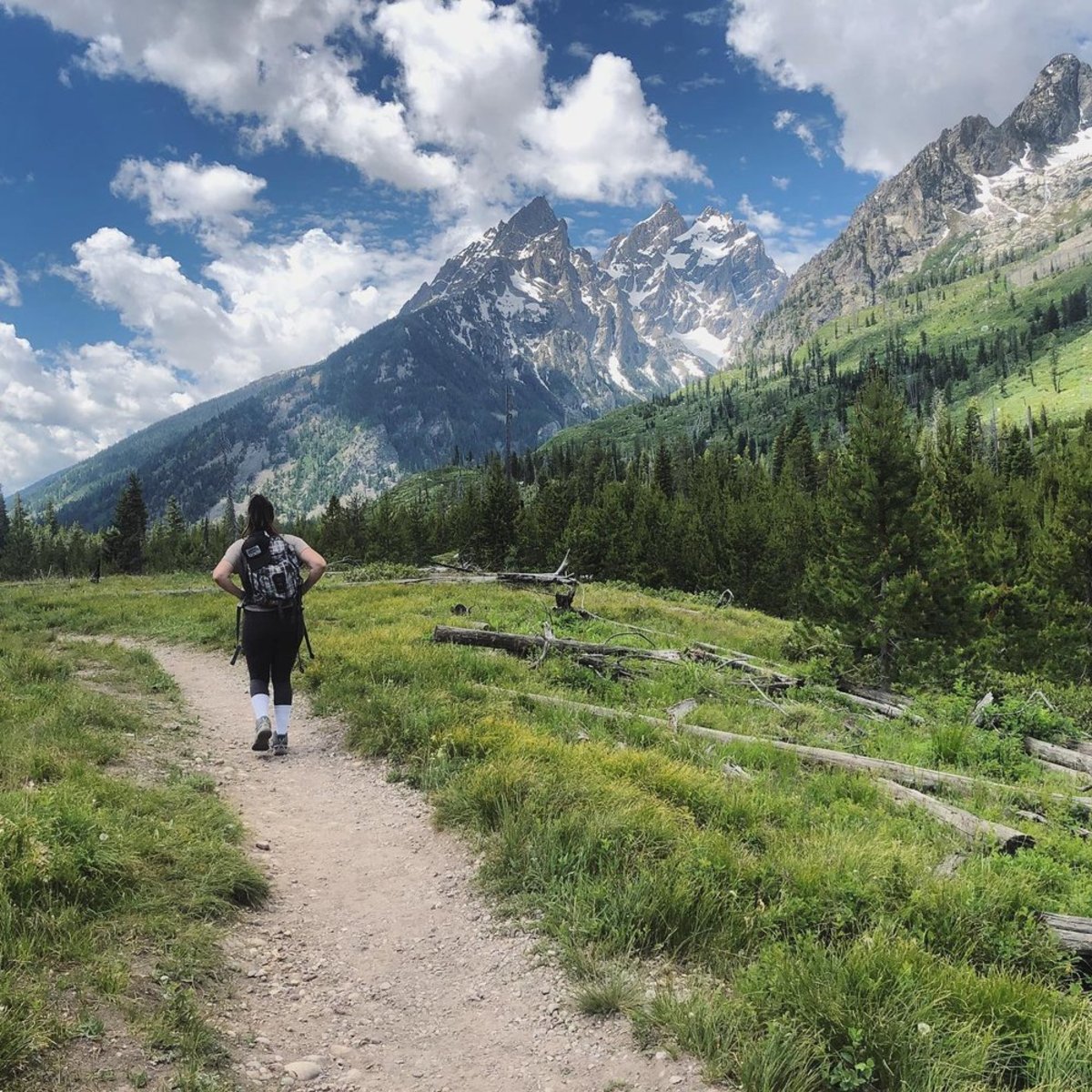 hiking the tetons