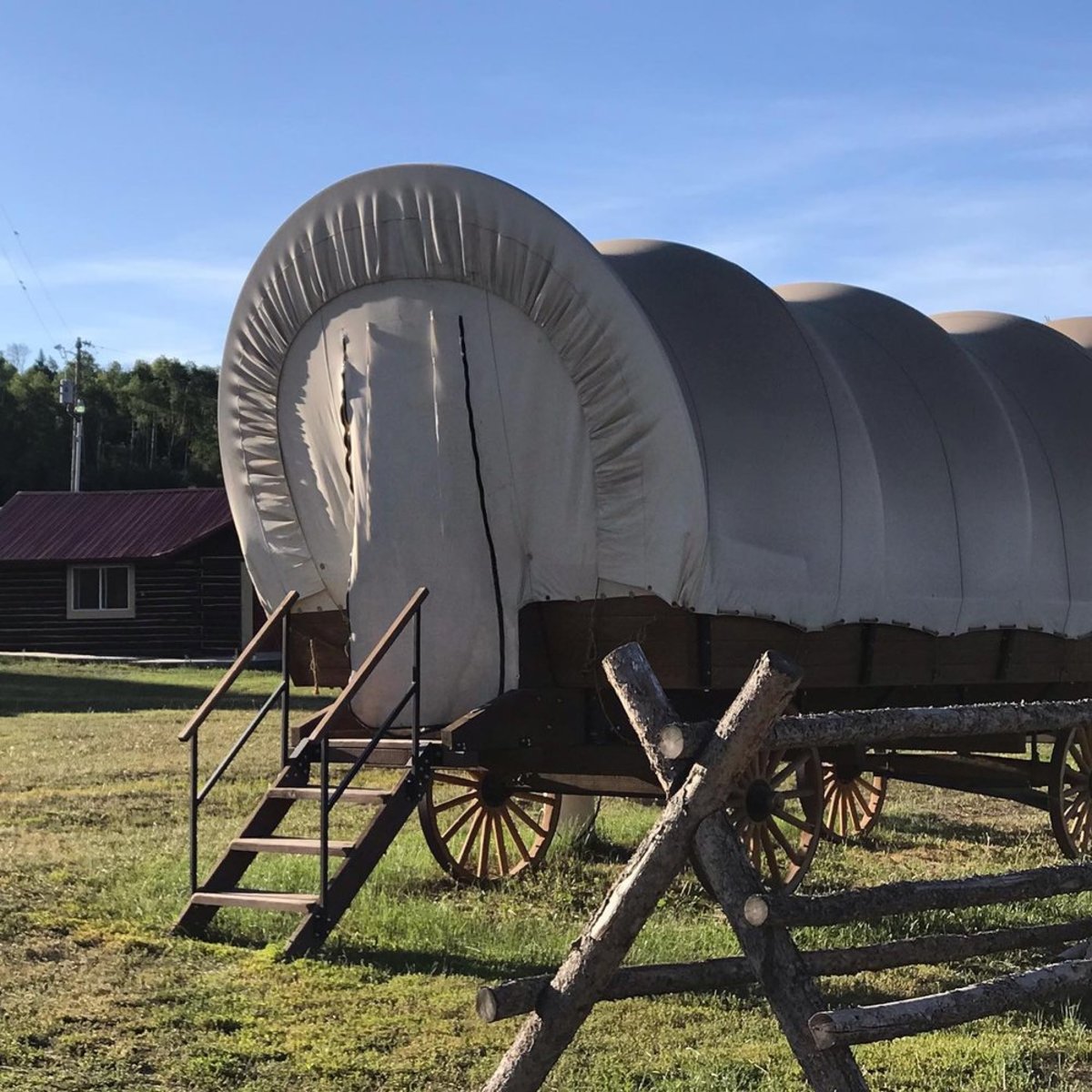 Sheep wagon camping