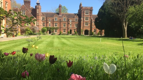 Ridley Hall Lawn, perfect for hosting outside events.