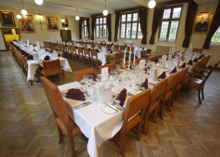 With plenty of natural light and seating capacity for up to 110 people, our Dining Hall is the perfect venue to hold any formal or celebratory lunch or dinner.