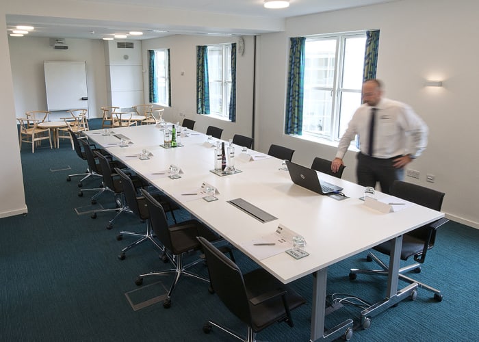 Situated in the Main Building, this new suite can be divided into two smaller meeting rooms for further flexibility.