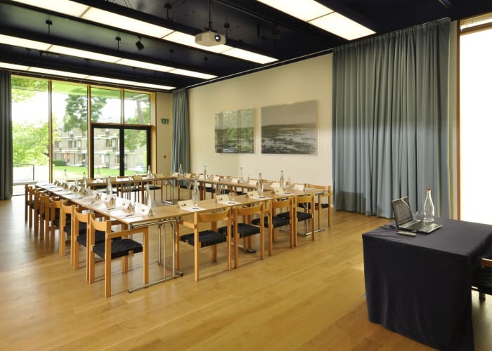 Located in the Music Centre, this light and spacious room provides a versatile space for lectures, group meetings and recitals. It is a popular breakout room for larger conferences and events.
