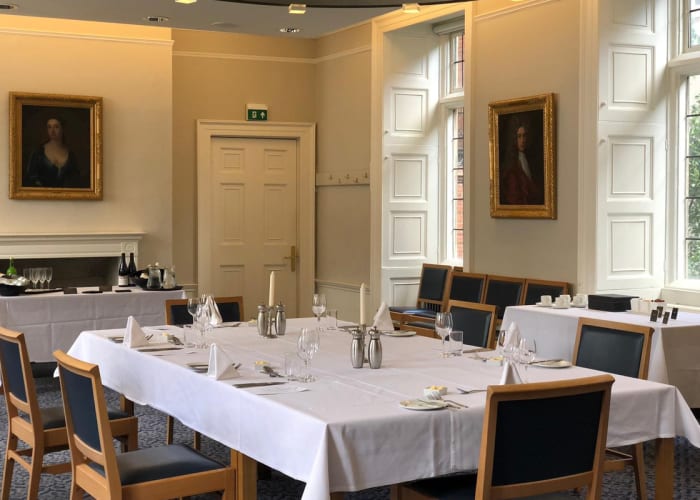 The Ramsden Room setup for a dining experience for guests