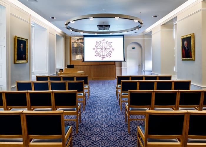 The Ramsden Room is a stunning venue for meetings and receptions, overlooking the main court.
The room can accommodate various layouts from 20 in boardroom to 40 in theatre style and has full audiovisual functionality.