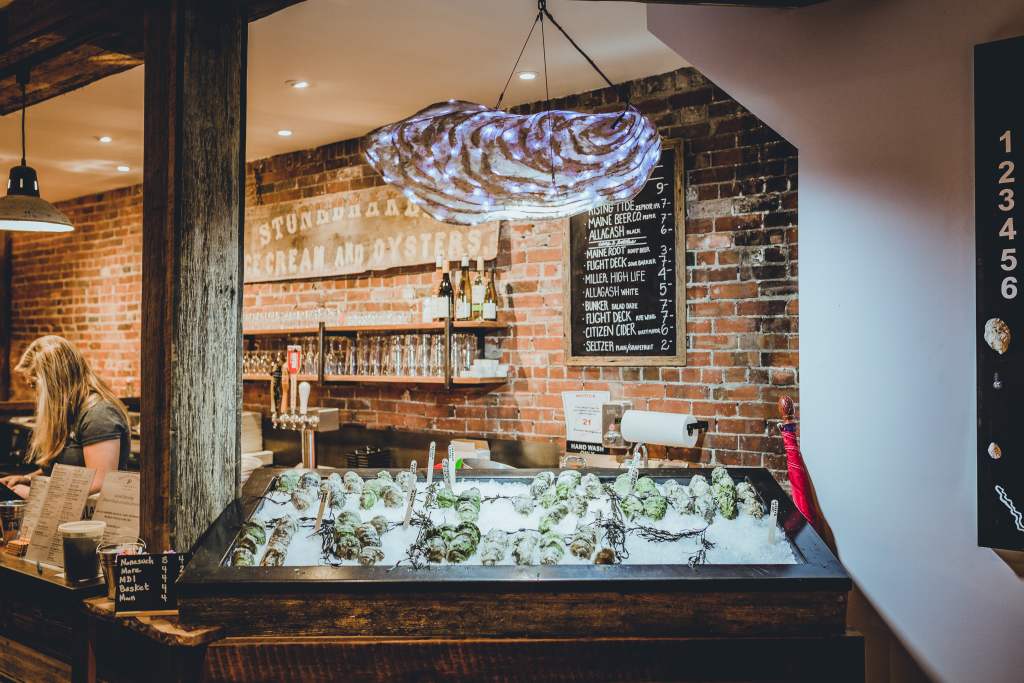 Raw Bar. Photo Credit: The Maine Oyster Company