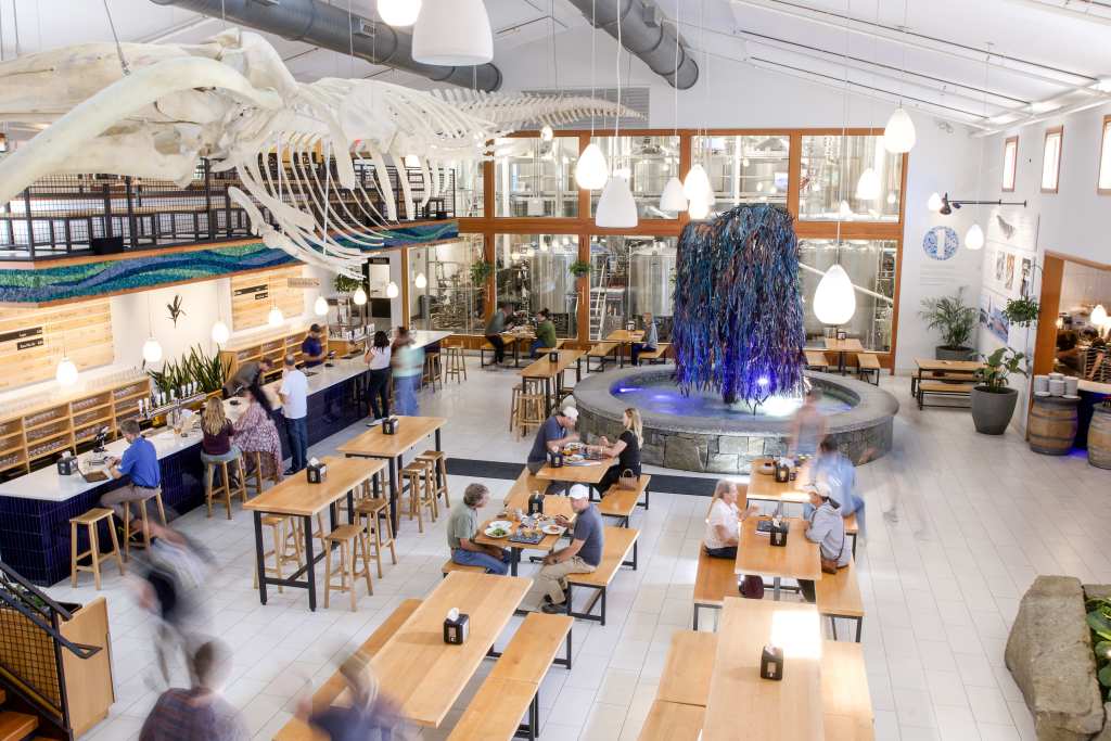 Tasting Room. Photo Credit: Maine Beer Company