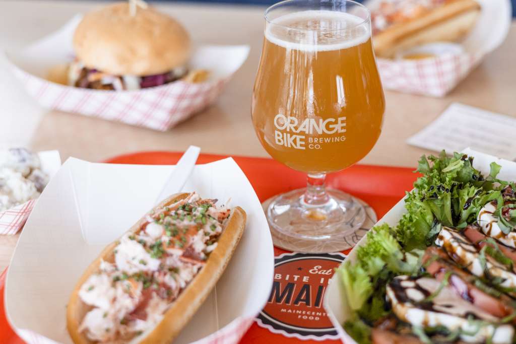 Beer and Food. Photo Credit: Bite Into Maine