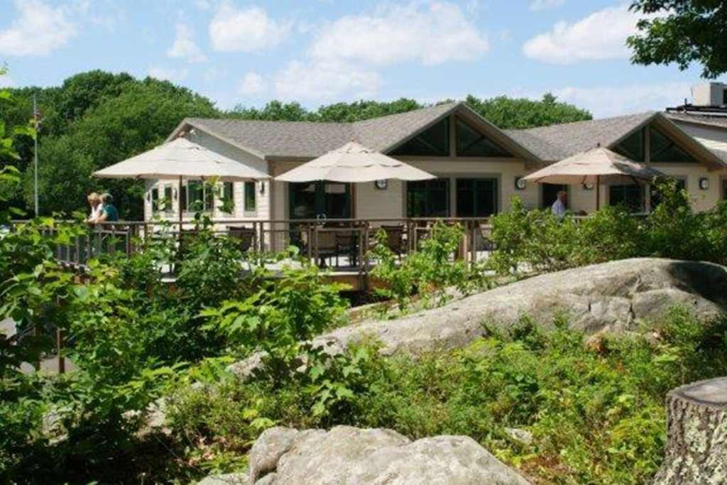 Golf Clubhouse. Photo Provided by Purpoodock Club