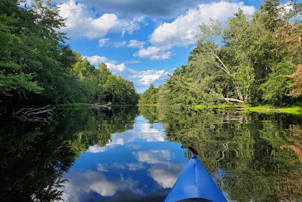 Kayaking. Photo Credit: Hirundo Wildlife Refuge