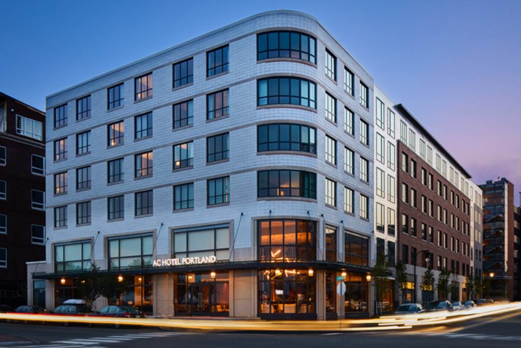 Hotel Exterior. Photo Credit: AC Hotel Portland Downtown/Waterfront, ME