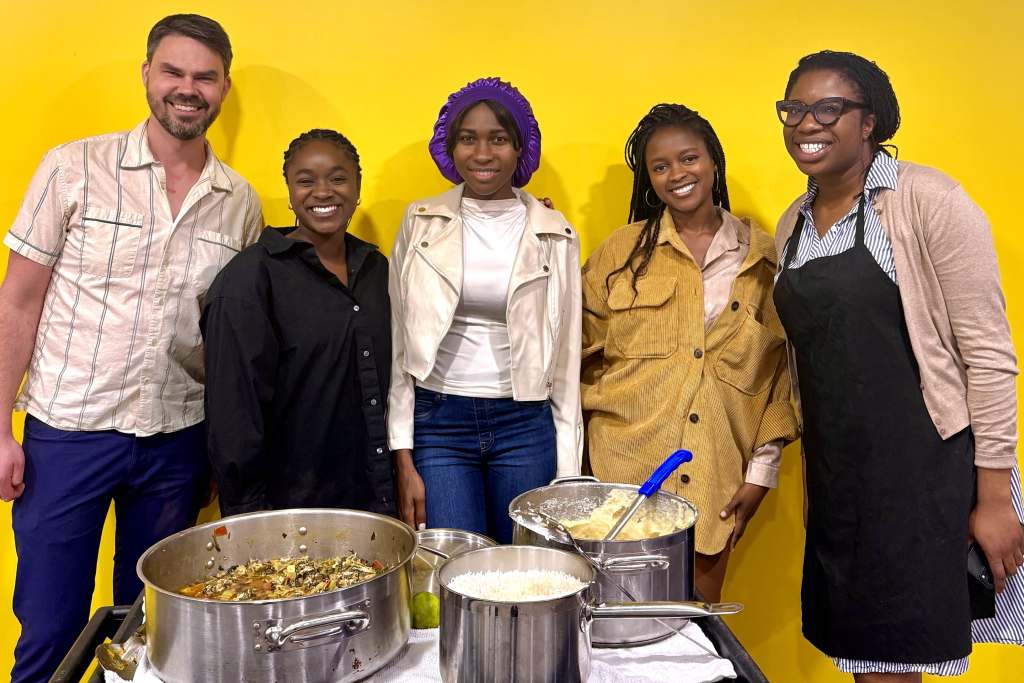 Group Cooking. Photo Provided by Visit Portland
