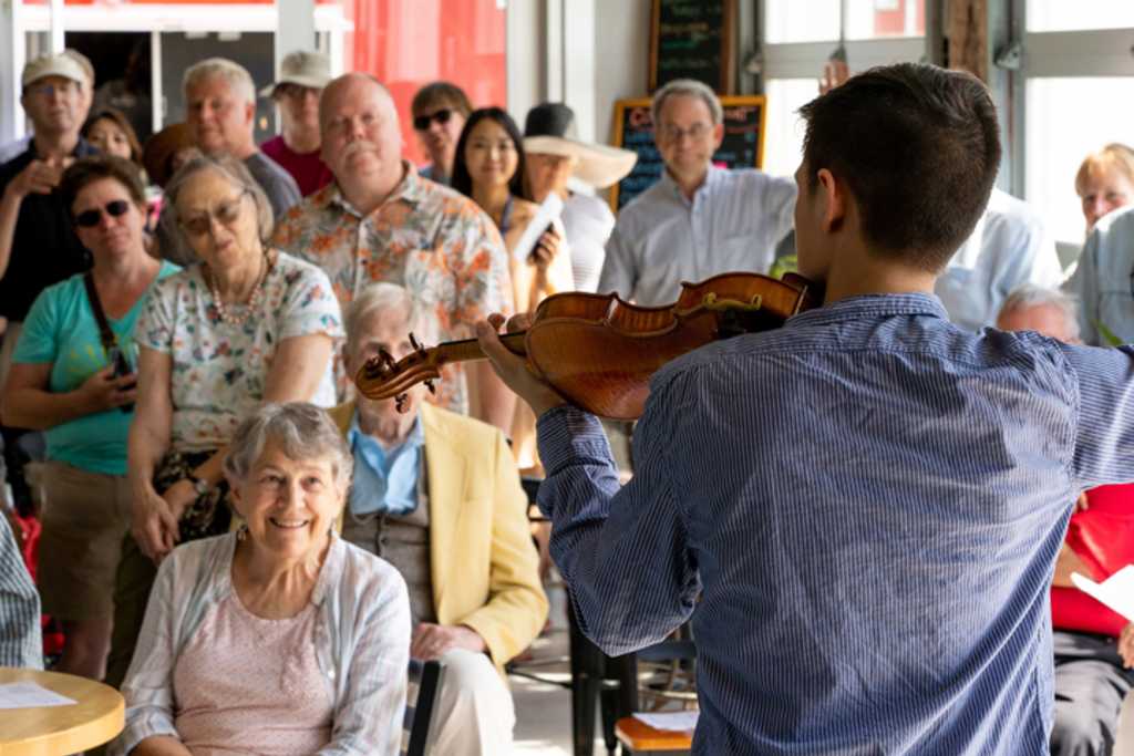 Live Music. Photo Credit: Bowdoin International Music Festival