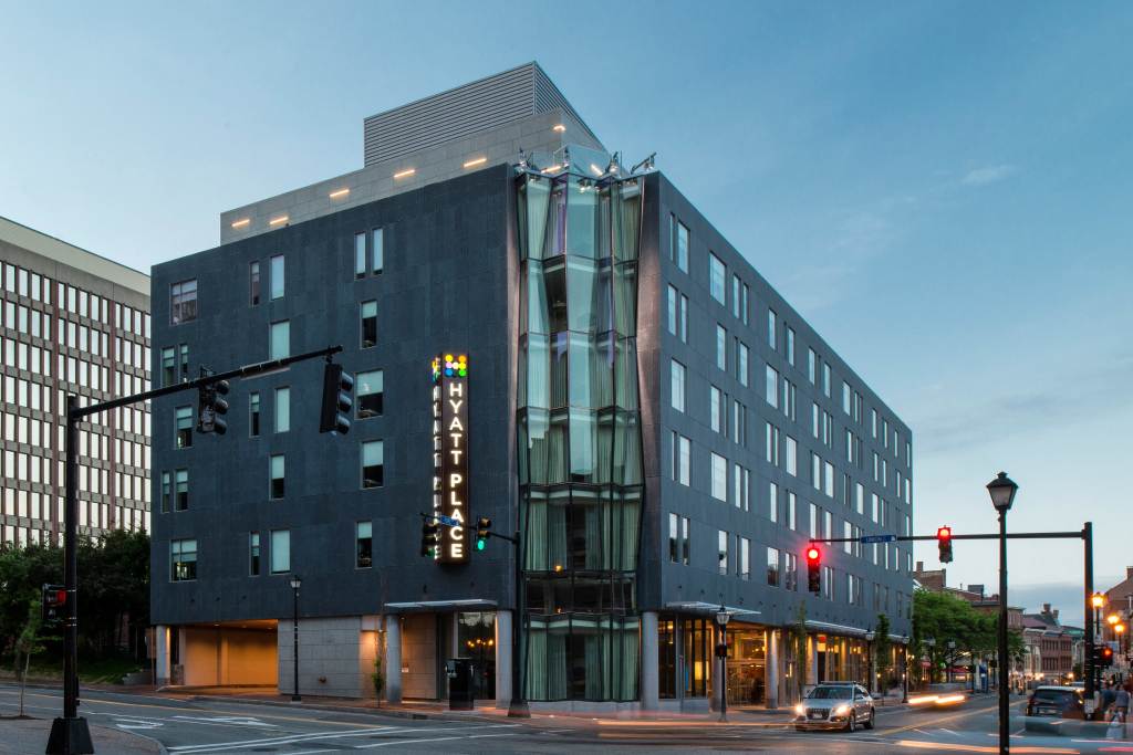 Hotel Exterior. Photo Credit: Hyatt Place Portland Downtown-Old Port Square