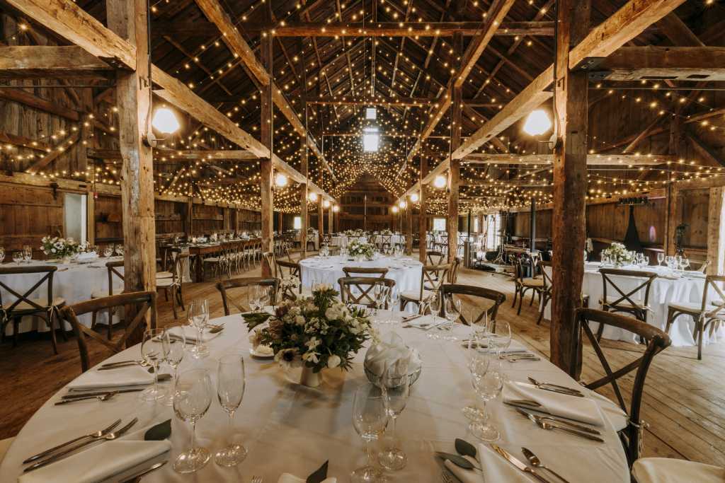Interior of Large Barn. Photo Credit: Chris Bennett Photography