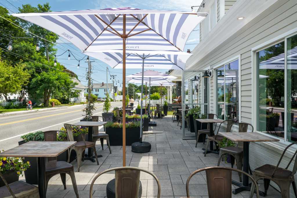 Outdoor Seating. Photo Credit: Peter G. Morneau