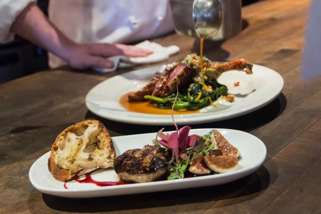 Dining at Fore Street Restaurant. Photo Credit: Jen Dean