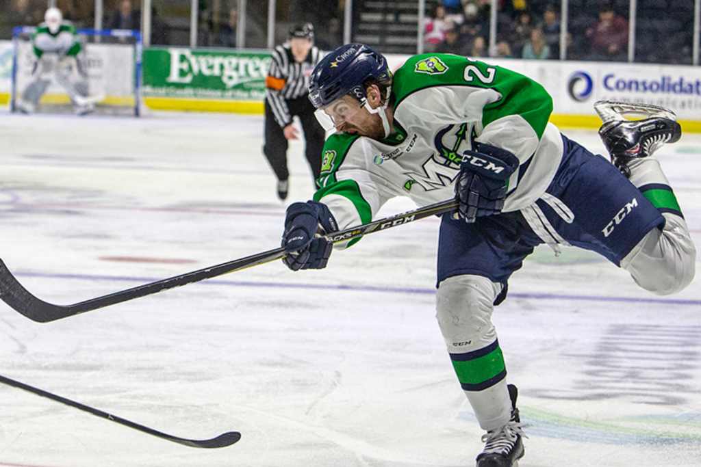 Hockey Player. Photo Credit: Maine Mariners