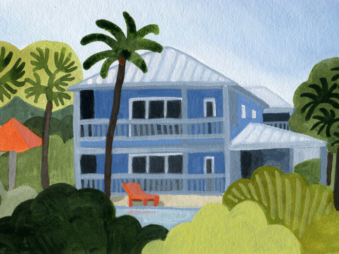 Indian Rocks Inn artwork