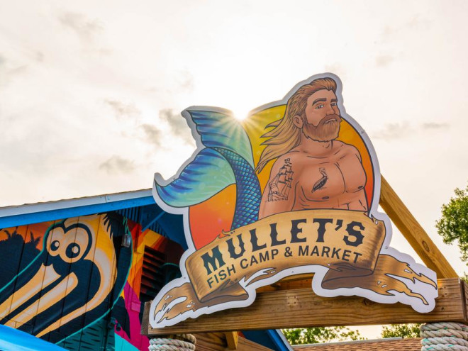 Mullet's Fish Camp Exterior