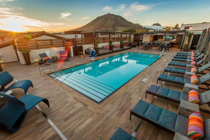 Hotel Cerro rooftop lounge and pool