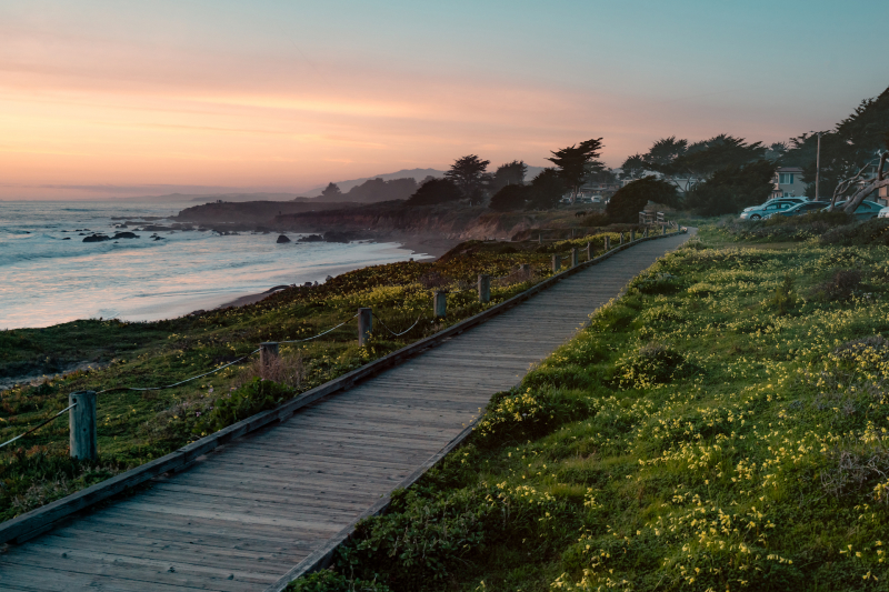 Moonstone Beach boardwalk Cambria